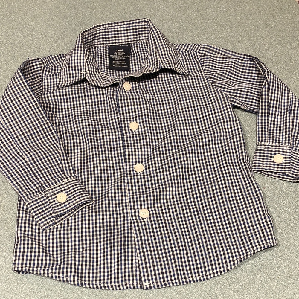 Nautica Classic Checkered Kids Shirt